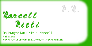 marcell mitli business card